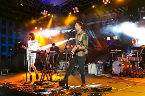 Phantogram at SXSW, Austin. CREDIT: Diego Donamaria