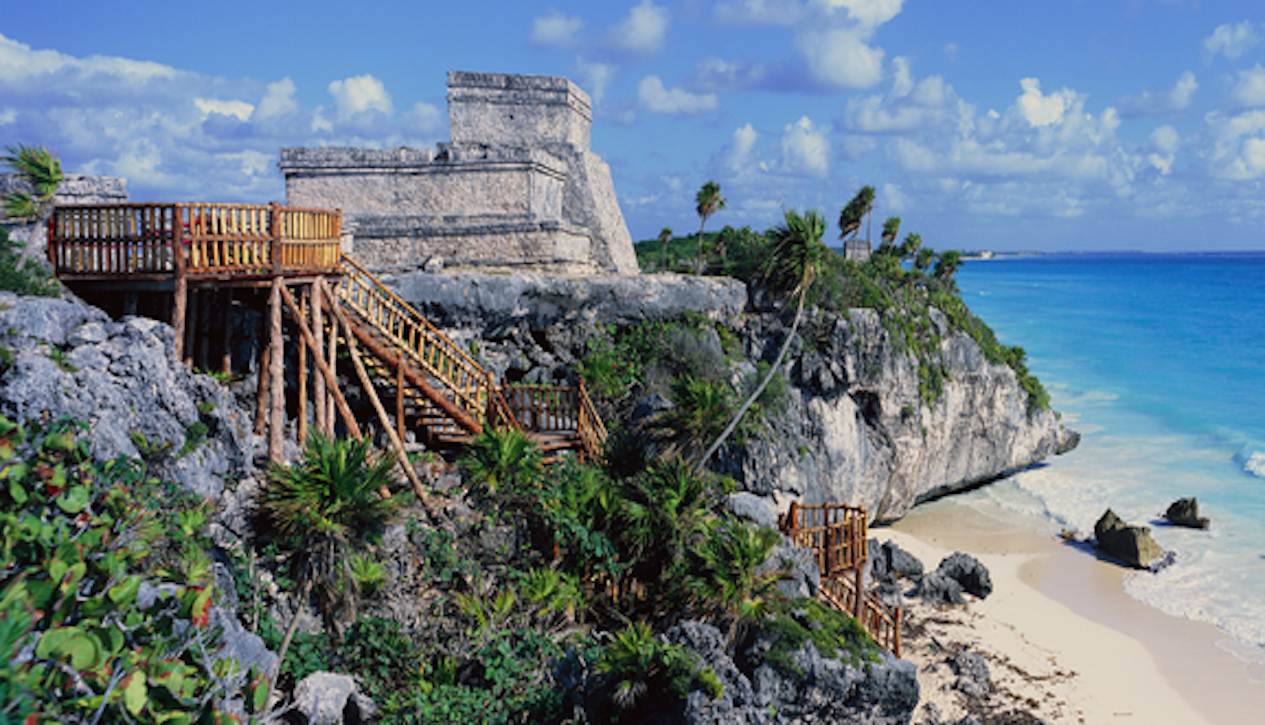 Yucatan Ruins seaside