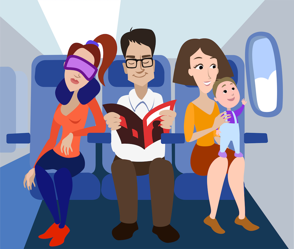 tips for flying with a baby