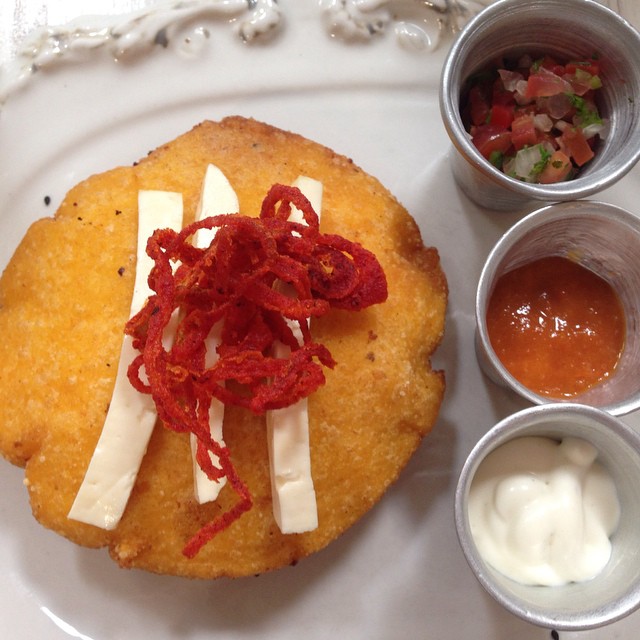 Breakfast Arepa at Mila | Photo by Compass + Twine