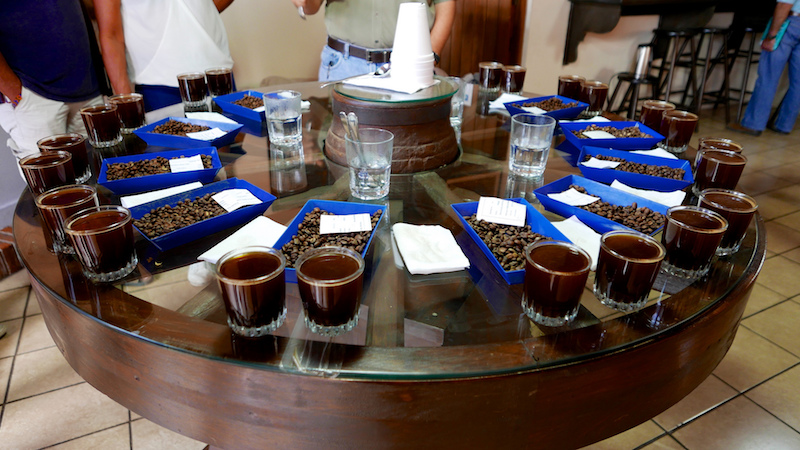 Coffee tasting in Antigua, Guatemala