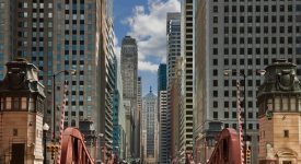 Loop, Chicago, downtown, skyscrapers