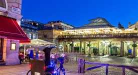 Peddle Rickshaw In Covent Garden Piazza London