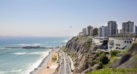 Miraflores in Lima, Peru