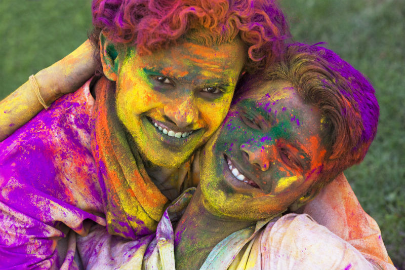 India, Holi, LGBTQ