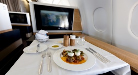 Delicious first class food