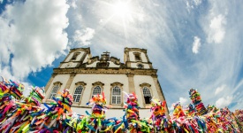 Bonfim Church at Salvador de Bahia, Brazil