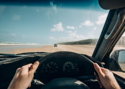 Point of View Driving on Fraser Island